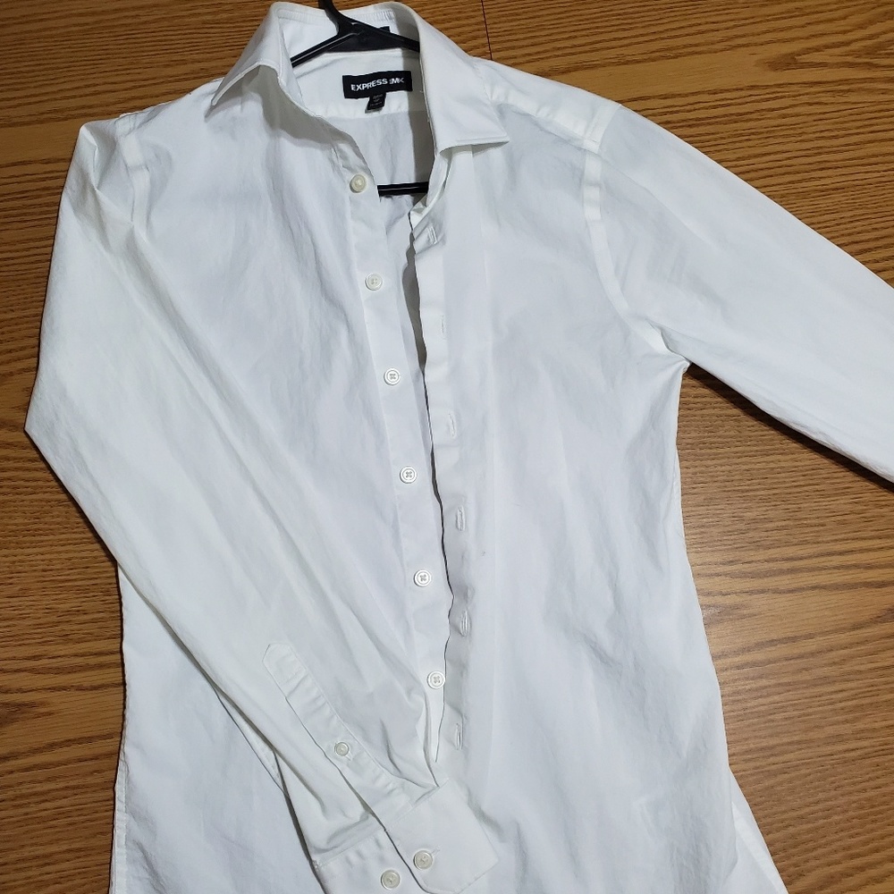 White Extra Slim Express IMX shirt - Xtra Small